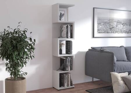 Bücherregal Even 42 cm hellgrau ideales Bücherregal für Büro, Arbeitszimmer oder Jugendzimmer