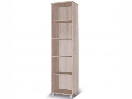 Bücherregal Maximus 50 cm Eiche sonoma hell modernes Möbeldesign hochwertige Verarbeitung Bücherregalkanten mit Spezialfurnier verarbeitet