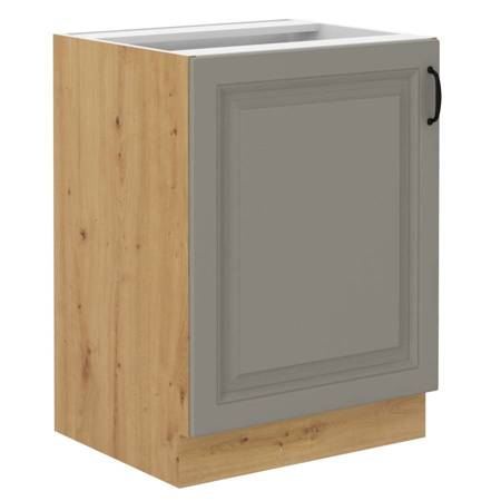 Delos 60 D 1F BB Küchenhochschrank mit Regal, dampf-, hitze- und spritzwassergeschütztem Schrank