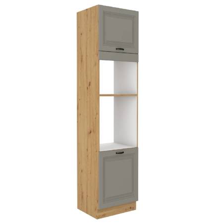 Delos 60 DPM-210 2F Küchenschrank für Einbau-Mikrowelle und Backofen, dampf-, hitze- und spritzwasserbeständig