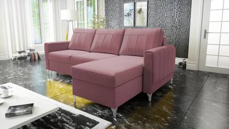 Ecksofa mit Schlaffunktion Alimos dirty pink rechte Seite hydrophober Komfort und Funktionalität für die tägliche Entspannung