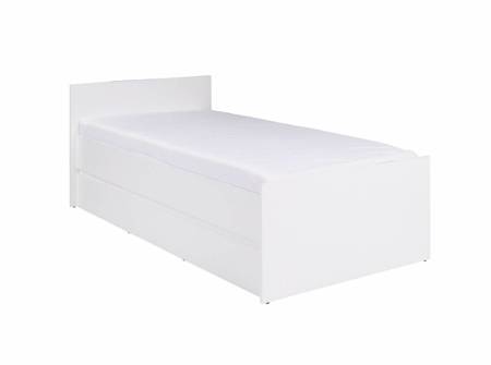 Einfaches Bett 80x200 cm weiß Funktionsmöbel für das Jugendzimmer