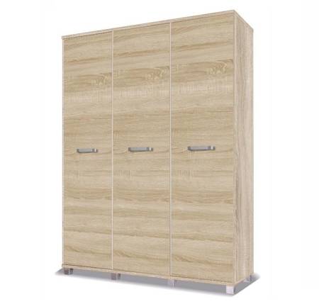 Kleiderschrank Maximus 150 cm Eiche hell sonoma modernes Möbeldesign hochwertige Verarbeitung Kleiderschrankkanten mit einem speziellen Furnier versehen