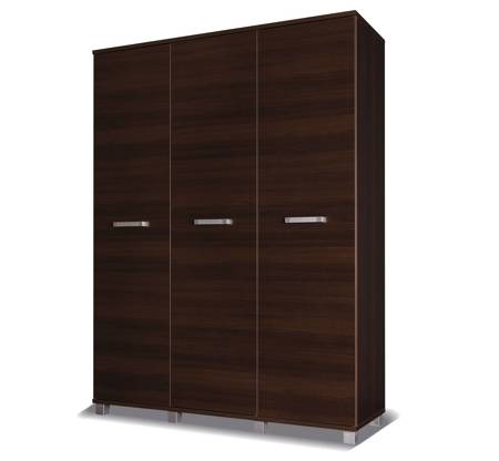 Kleiderschrank Maximus 150 cm Kastanie Wenge modernes Möbeldesign hochwertige Verarbeitung Kleiderschrankkanten mit einem speziellen Furnier versehen