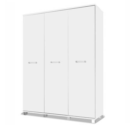 Kleiderschrank Maximus 150 cm weiß modernes Möbeldesign hochwertige Verarbeitung Kleiderschrankkanten mit Spezialfurnier verarbeitet