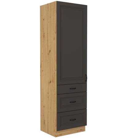 Küchenhochschränke Style 60 DKS-210 3S 1F Schrank mit Schubladen schrankfest gegen Dampf hohe Temperaturen und verschüttete Flüssigkeiten