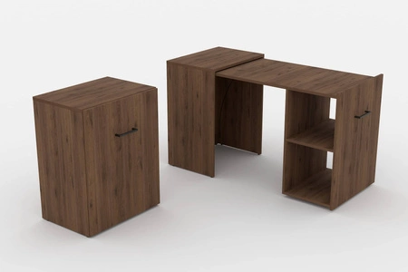 Klapppult Smart aus Nussbaumholz stilvoll und funktionell für Büro Arbeitszimmer oder Jugendzimmer