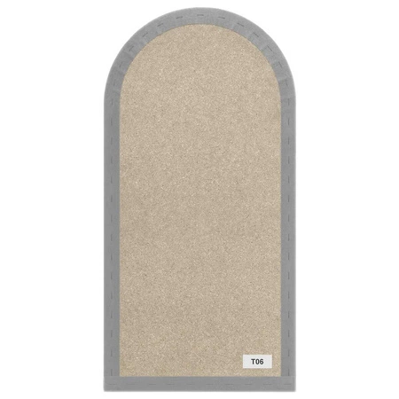 Wally gepolstertes Paneel 30x60 cm hellgrau stilvolles Wandpaneel Zaun Veloursstoff modisches Finish für jede Einrichtung