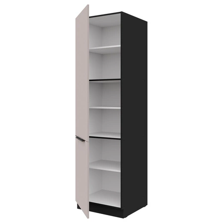 Tarraco 280 cm Küchenmöbel Set Metallkanten Griffe Schränke sehen toll aus in modernen Interieurs