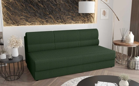 Sofa Fogu grün einfache Form des Sofas in modernem Design Cord-Polsterung Stoff Bettwäsche Container