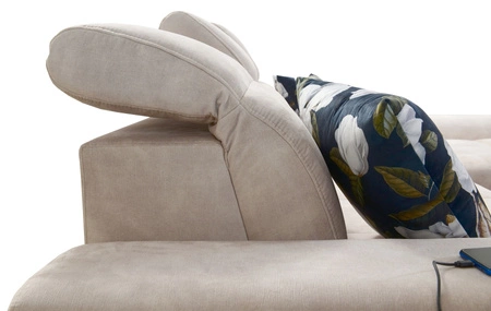 Ecksofa mit Schlaffunktion Buffalo gelb rechts Funktionelles und stilvolles Ecksofa mit Bettzeugcontainer