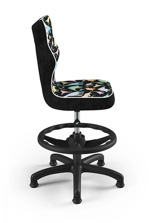 Petit Schreibtischstuhl Dinosaurier-Motiv passend zu Körpergröße 133-159 cm ergonomischer Drehstuhl mit Fußstütze