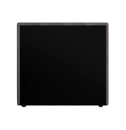 Boxspringbett Kansas 100x200 grau Bett im modernen skandinavischen Stil mit gepolstertem Kopf- und Fußteil