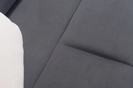 Ecksofa mit Schlaffunktion Elgin graphite linkes Ecksofa mit verstellbaren Kopfstützen praktische Schubladen in den Möbelseiten