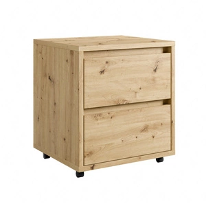 Maxi Figate Eiche artisan Schreibtischwagen universelle und praktische Sockel mit Schubladen für das Büro oder zu Hause Raum