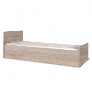 Bett Maximus 80x200 cm hell sonoma eiche schönes modernes Design Bett für Kinderzimmer und Jugendzimmer