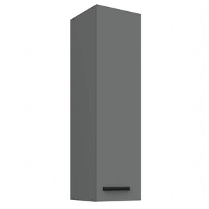 Verdi 30 G-108 1F Küchenwandschrank feuchtigkeits- und beschädigungsbeständiger Schrank schwarze Metallgriffe