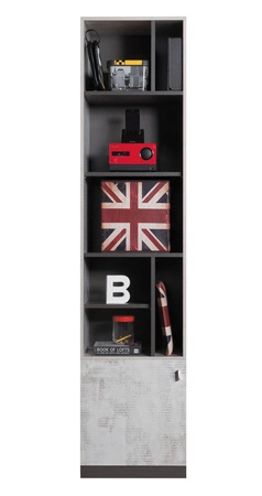 Bücherregal Tablo 45 cm graphit / enigma problemlose Nutzung und Langlebigkeit eine stilvolle und funktionelle Ergänzung für das Arbeits- und Jugendzimmer