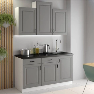 Tilos Küchenmöbel Set 150 cm Schränke sehen in skandinavischen klassischen und modernen Interieurs großartig aus