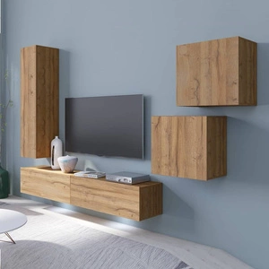 Wohnwände Ventom Eiche grandson modernistisches Design fügt sich perfekt in jede Einrichtung ein