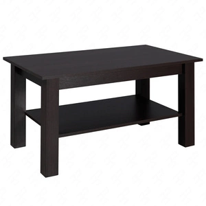 Couchtisch Texas T29 102 cm Kastanie Wenge modernes Möbeldesign Die Kanten des Couchtisches sind mit einem speziellen Furnier versehen