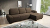 Ecksofa mit Schlaffunktion Gentle brown rechte Seite stilvolles Design Ecksofa-Bett, das sich durch seine abgerundete Form auszeichnet