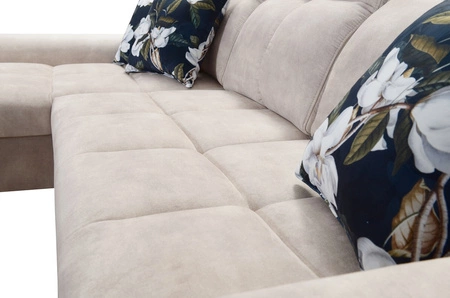 Ecksofa mit Schlaffunktion Buffalo XII honey links stilvolles und funktionelles Ecksofa mit Bettkasten