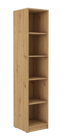 Bücherregal Makana Eiche handwerklich funktionale Möbel für Büro, Arbeitszimmer oder Jugendzimmer