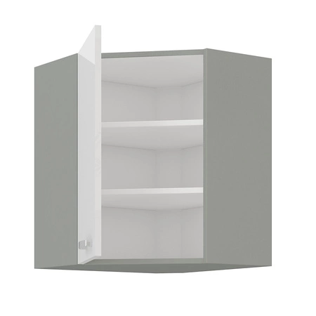 Eck-Küchenwandschrank Bianka 89x89 GN-72 3F dampf-, temperatur- und spritzwasserbeständiger Schrank