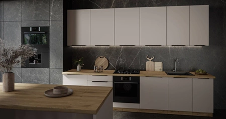 Küchenoberschrank Soela 45 G-108 1F Metallkantengriff feuchtigkeits- und beschädigungsbeständiger Schrank