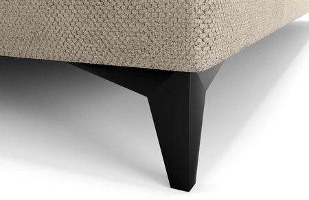 Boxspringbett Norco 90x200 dunkelbeige stilvolles Bett mit Staukasten Beleuchtung im Kopfteil fügt eine einzigartige Note