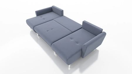 Ecksofa mit Schlaffunktion Felicie U blau stilvolles und elegantes Ecksofa das zu den skandinavischen Stilrichtungen passt