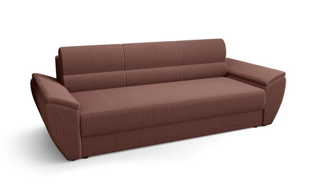Sofa Fogu Bis Indische rosa stilvolle Sofa mit bequemen Armlehnen Cord-Polsterung Stoff Bettwäsche Container