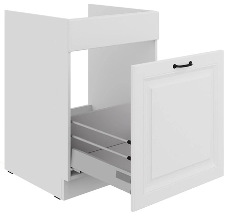 Küchenspülenschrank mit Schublade Snow 60 ZL 1S BB dampf-, hitze- und spritzwasserbeständiger Schrank