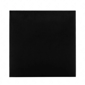 Gepolstertes Paneel Quadra 30x30 cm schwarz stilvolles Wandpaneel quadratischer Veloursstoff modisches Finish für jede Einrichtung