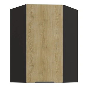 Eck-Küchenoberschrank Crotone 60x60 GN-90 1F Metallkantengriff feuchtigkeits- und beschädigungsbeständiger Schrank