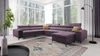 Ecksofa mit Schlaffunktion Bolmso VIII lila rechts elegantes und bequemes Ecksofa mit Schublade ideal für geräumige Innenräume