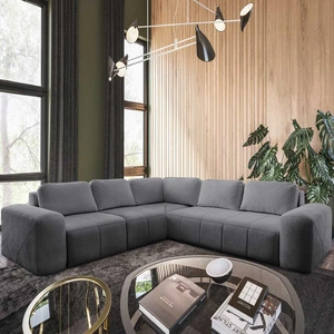 Ecksofa mit Schlaffunktion Bovec III grau links äußerst stilvolles Schlafsofa perfekt für ein geräumiges Wohnzimmer