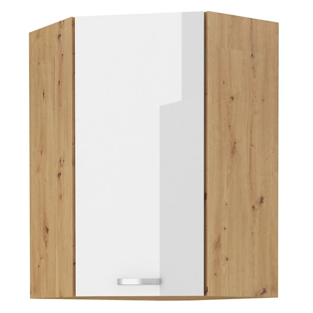 Alpine 60x60 GN-90 1F Eck-Küchenoberschrank dampf-, hitze- und auslaufsicherer Schrank