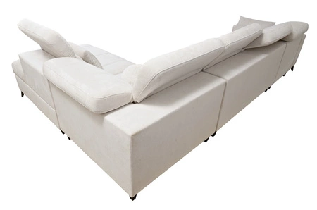 Ecksofa mit Schlaffunktion Penejos XI olive rechts komfortables Ecksofa mit verstellbaren Kopfstützen und zwei Bettkästen