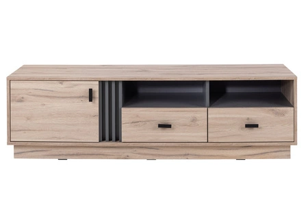 Wohnwand Estan Eiche estana hell / anthrazit innovative Wohn- und Loungemöbel im modernen Stil