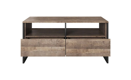 Holte Couchtisch Eiche Grange Sand / Matratzentisch mit Schubladen modernes Design auslaufsichere Platte