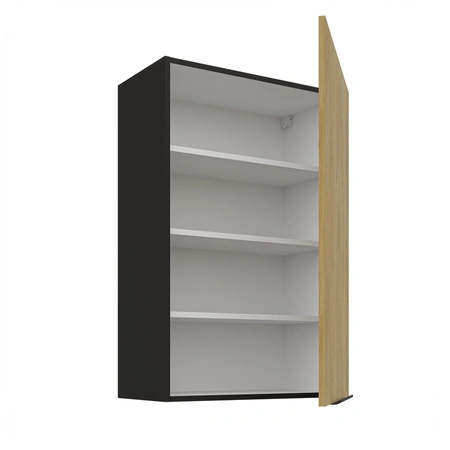 Küchenhängeschrank Crotone 60 G-90 1F Metallkantengriff feuchtigkeits- und beschädigungsbeständiger Schrank