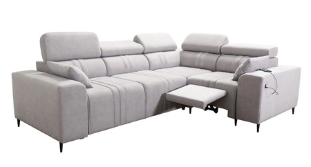 Ecksofa mit Schlaffunktion Castel II Lux rosa rechts bequemes Ecksofa für das Wohnzimmer mit komfortablem ausziehbarem Fußteil