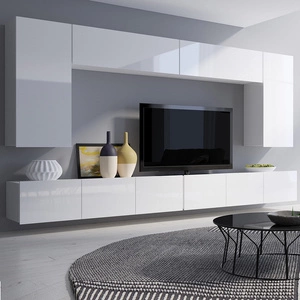 Hängeelement Apulia XIII weiß glänzend Außergewöhnlich stilvolles Hängeelement mit schlichten Möbeln, das sich in jede Einrichtung einfügt