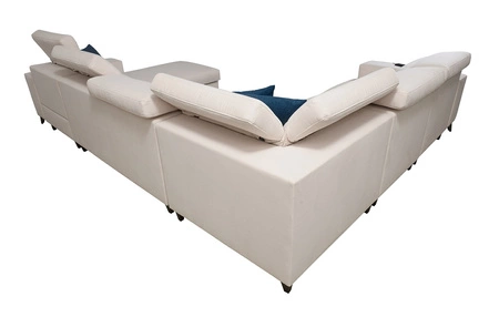 Ecksofa mit Schlaffunktion Kelly Sleek VIII lavendel rosa rechte Seite stilvolle Ecksofa für Wohnzimmer bietet Komfort beim Entspannen