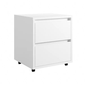 Maxi Figate Schreibtischwagen weiß vielseitiger und praktischer Rollcontainer mit Schubladen für das Büro oder zu Hause