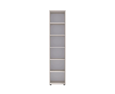 Bücherregal Maxione 45 cm beige funktionelles Bücherregal ideal für Jugendzimmer oder Büro einfaches und universelles Design
