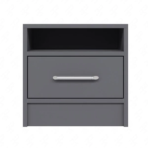 Nachttisch mit Schublade Caspe anthrazit ist ein funktionelles Möbelstück in zeitlosem Design idealer Nachttisch für das Schlafzimmer