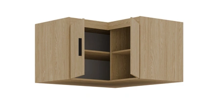 Rene Eck-Kleiderschrank Erweiterung Eiche geölt Funktionsschrank erhöht den Stauraum für Kleidung, Schuhe und Accessoires